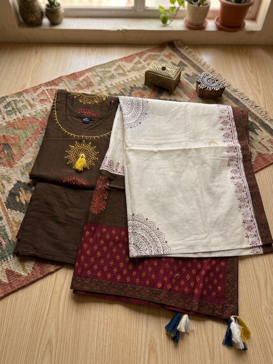 The Coffee Mandala Suit Set