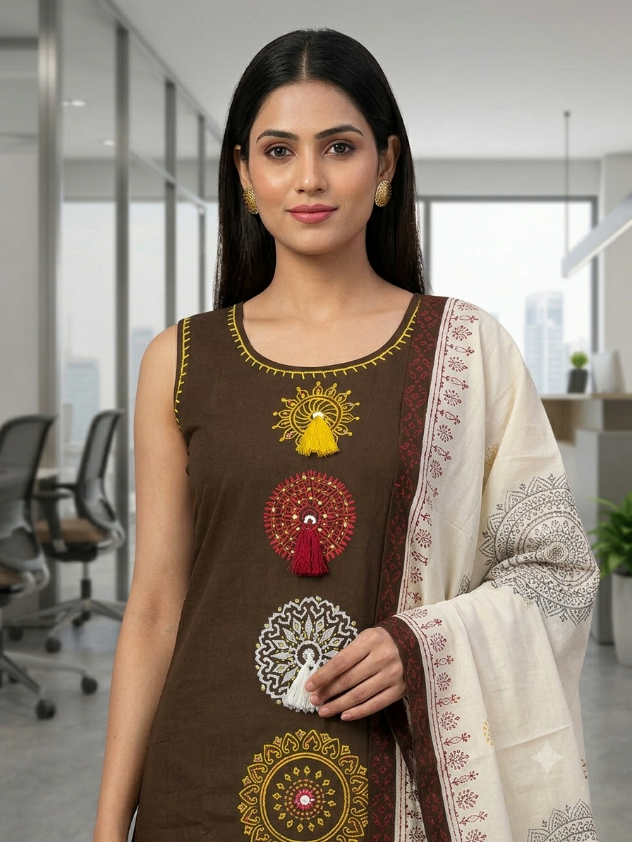 The Coffee Mandala Suit Set