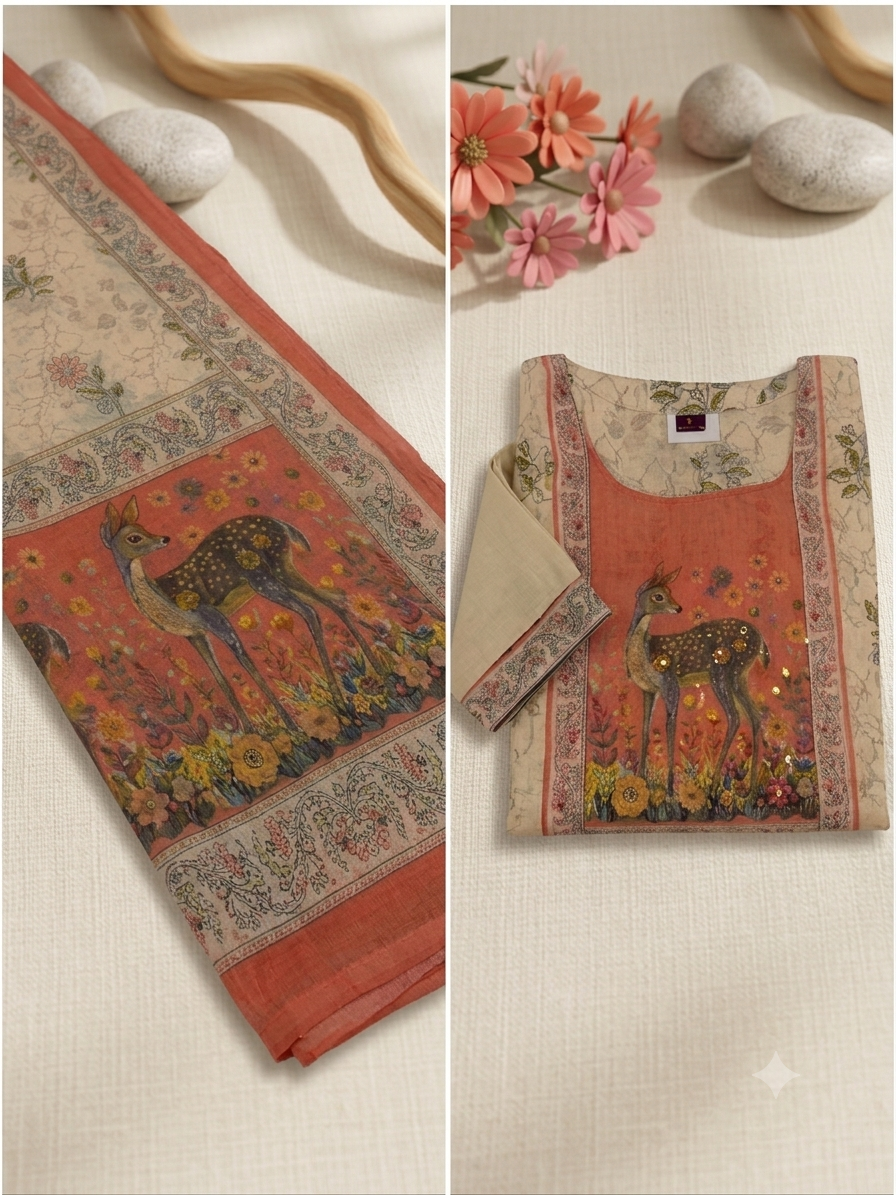 Pure Soft Cotton With Digital Print