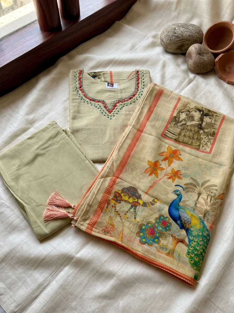 Pure Soft Cotton With Digital Print